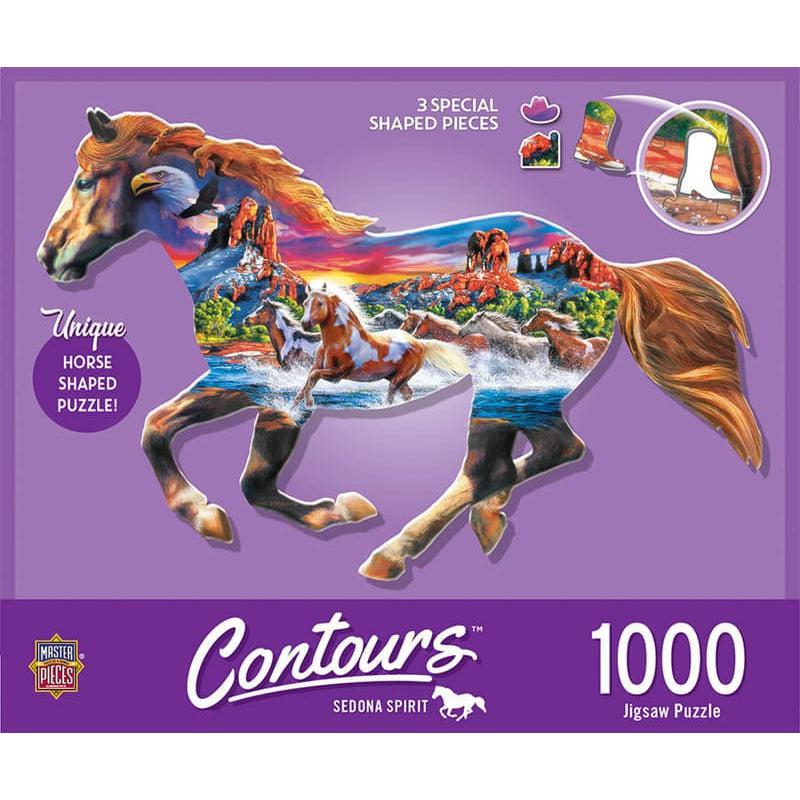 MasterPieces-Contours - Sedona Spirit - 1000 Piece Shaped Puzzle-72039-Legacy Toys