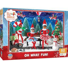 MasterPieces-Elf on the Shelf - Oh What Fun! - 60 Piece Puzzle-12308-Legacy Toys