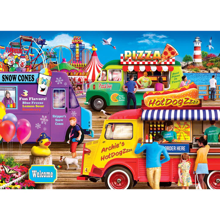 MasterPieces-Food Truck - Carnival Treats - 1000 Piece Puzzle-72331-Legacy Toys