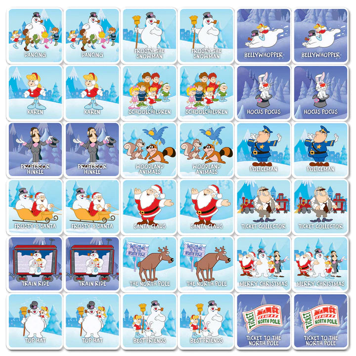 MasterPieces-Frosty the Snowman - Matching Game-42333-Legacy Toys