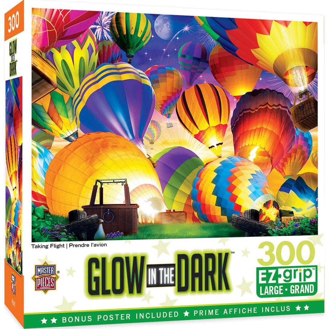 MasterPieces-Glow in the Dark - Taking Flight - 300 Piece Puzzle-32165-Legacy Toys