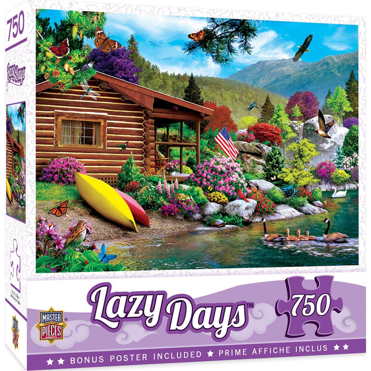 MasterPieces-Lazy Days - Free to Fly - 750 Piece Puzzle-32055-Legacy Toys