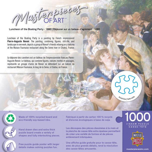 MasterPieces-Masterpieces of Art - Luncheon of the Boating Party - 1000 Piece Puzzle-72214-Legacy Toys