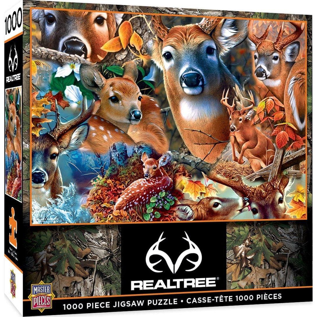 MasterPieces-Realtree - Forest Beauties - 1000 Piece Puzzle-71942-Legacy Toys