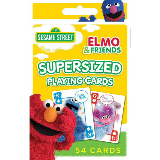 MasterPieces-Sesame Street - Supersized Playing Cards-42113-Legacy Toys