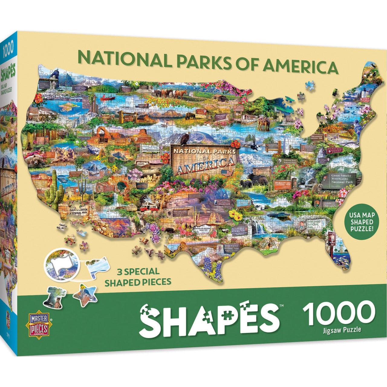 National Parks Wonderland 1000 Piece Puzzle