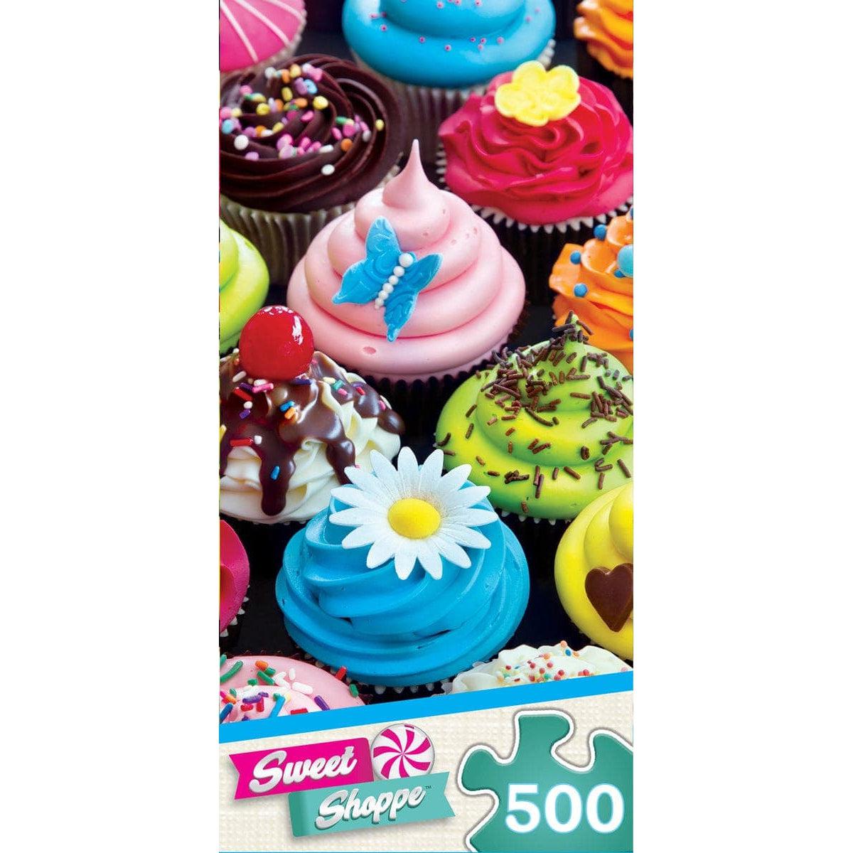 MasterPieces-Sweet Shoppe - Assortment - 500 Piece Puzzle-32190-Cupcake Delight-Legacy Toys