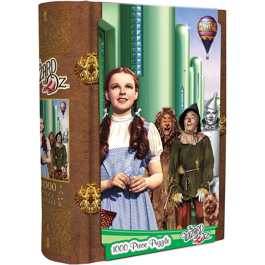 MasterPieces-The Wizard of Oz Book Box - Emerald City - 1000 Piece Puzzle-71336-Legacy Toys