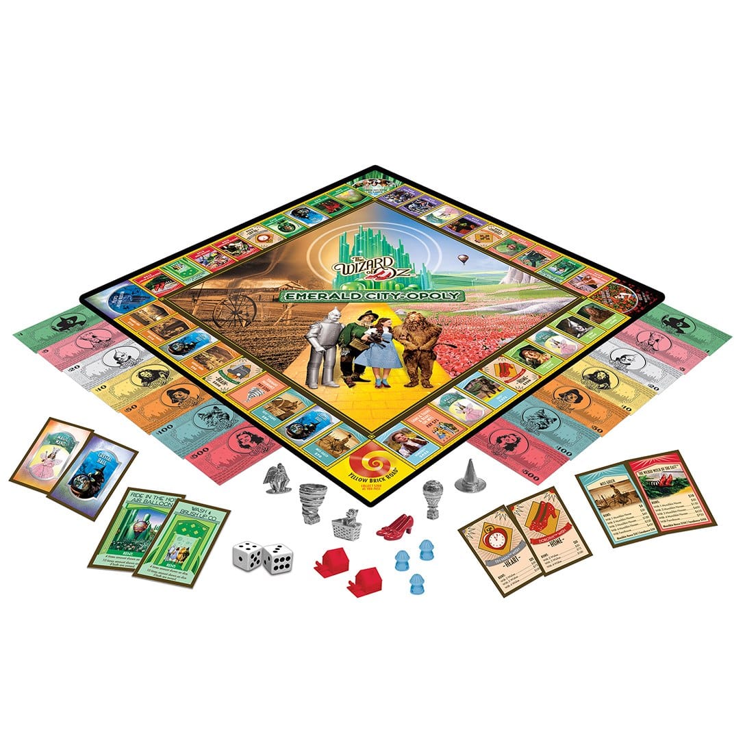 MasterPieces-The Wizard of Oz Emerald City Opoly-42082-Legacy Toys