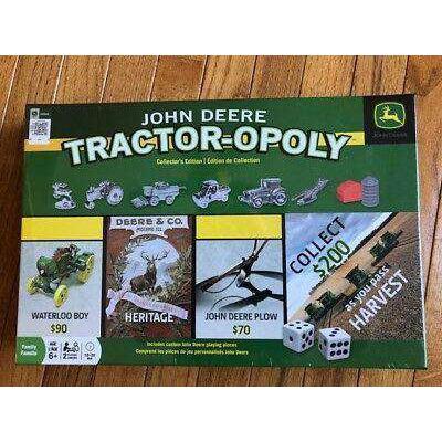 MasterPieces-Tractor Town Opoly Junior Board Game-41901-Legacy Toys