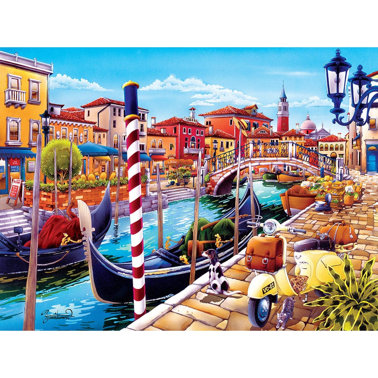 MasterPieces-Travel Diary - Venice - 550 Piece Puzzle-31976-Legacy Toys