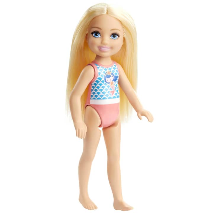 Mattel-Barbie Club Chelsea-GHV55-Mermaid Swimsuit-Legacy Toys