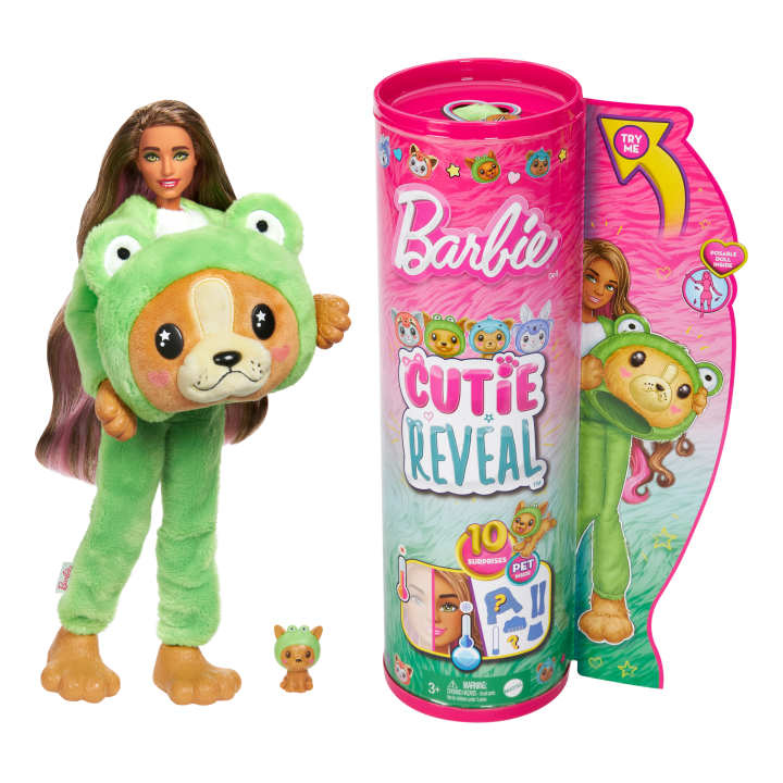 Mattel-Barbie Cutie Reveal - Puppy as Frog-HRK24-Legacy Toys