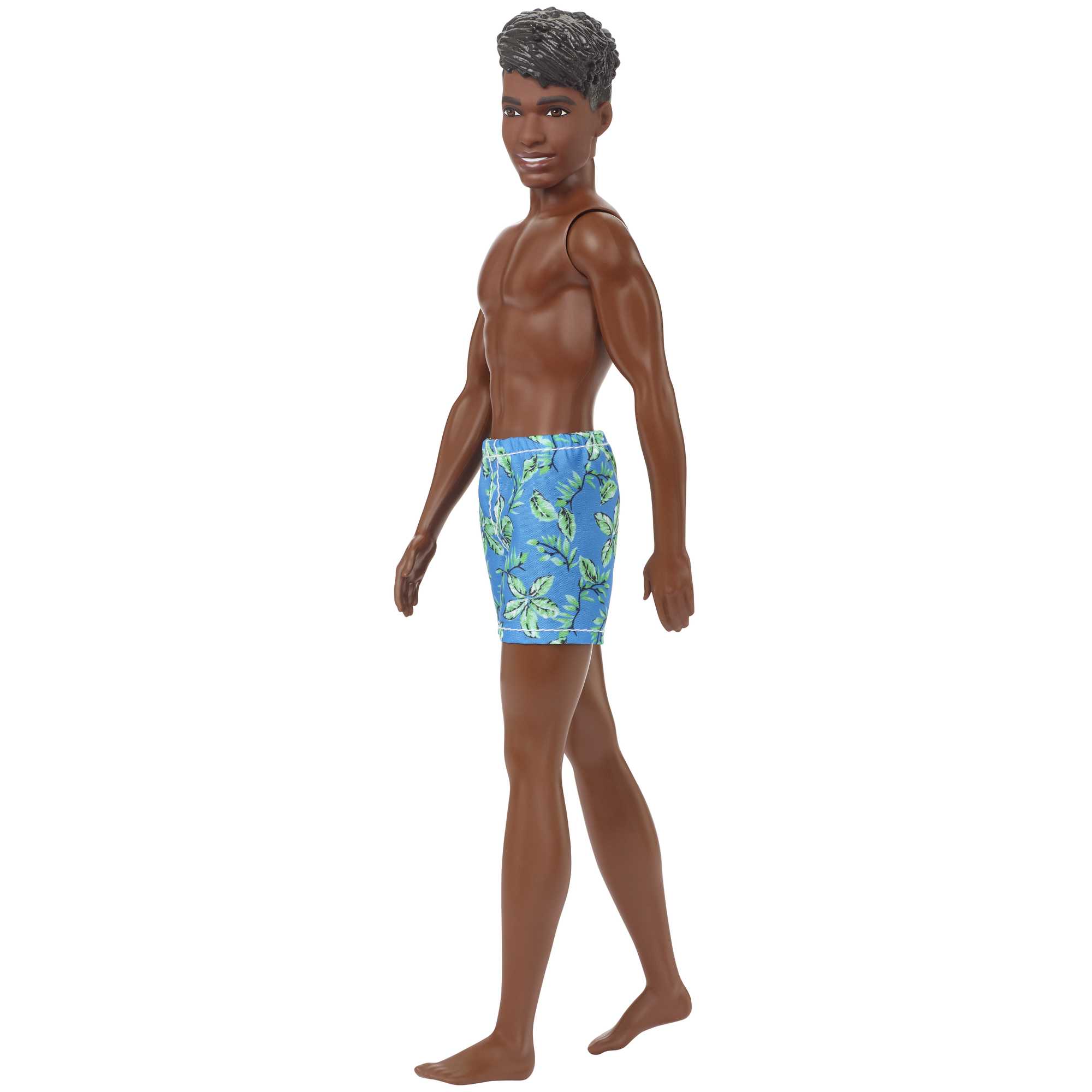 Mattel-Barbie Ken Beach Doll - Floral Swimsuit-HBV03-Legacy Toys