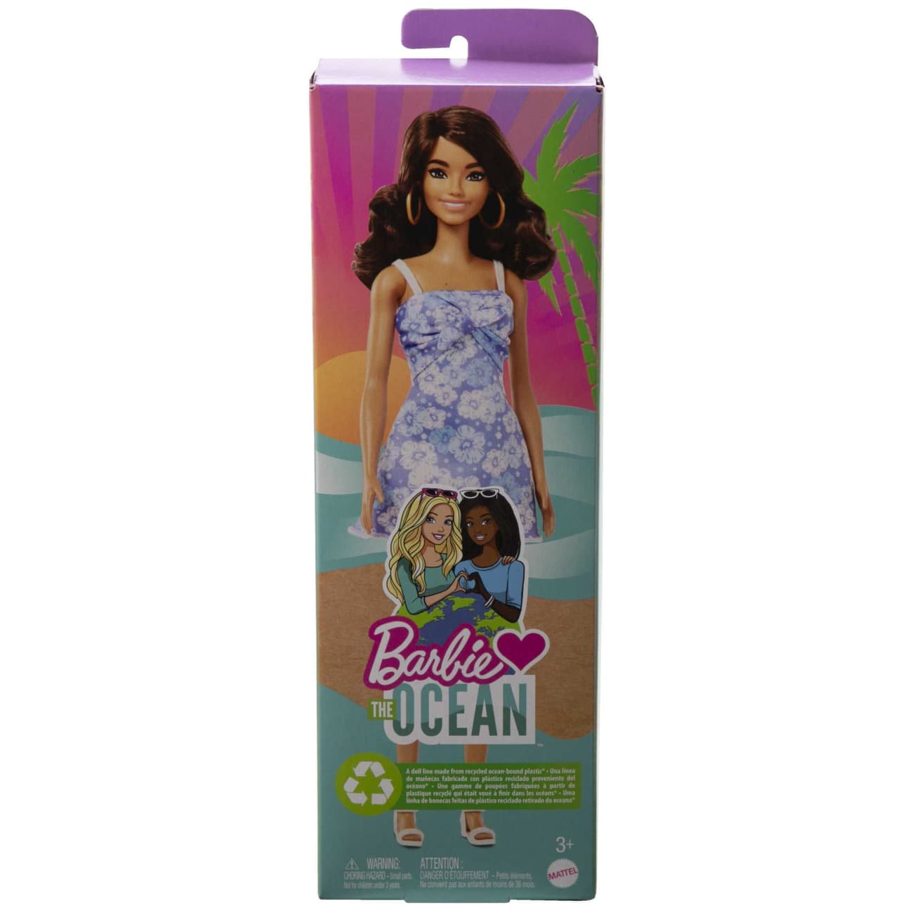 Mattel-Barbie Loves the Ocean -Brunette - Recycled Plastics-HLP92-Legacy Toys