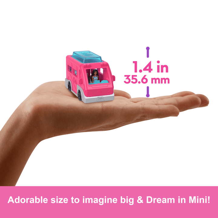 Mattel-Barbie Mini Barbieland Doll And Campervan-HYF39-Legacy Toys