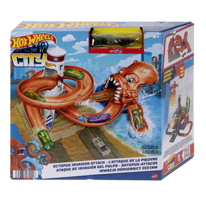 Mattel-Hot Wheels City Nemesis - Octopus Invasion Attack-HDR31-Legacy Toys