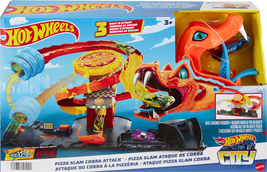 Mattel-Hot Wheels City Pizza Slam Cobra Attack-HTN81-Legacy Toys