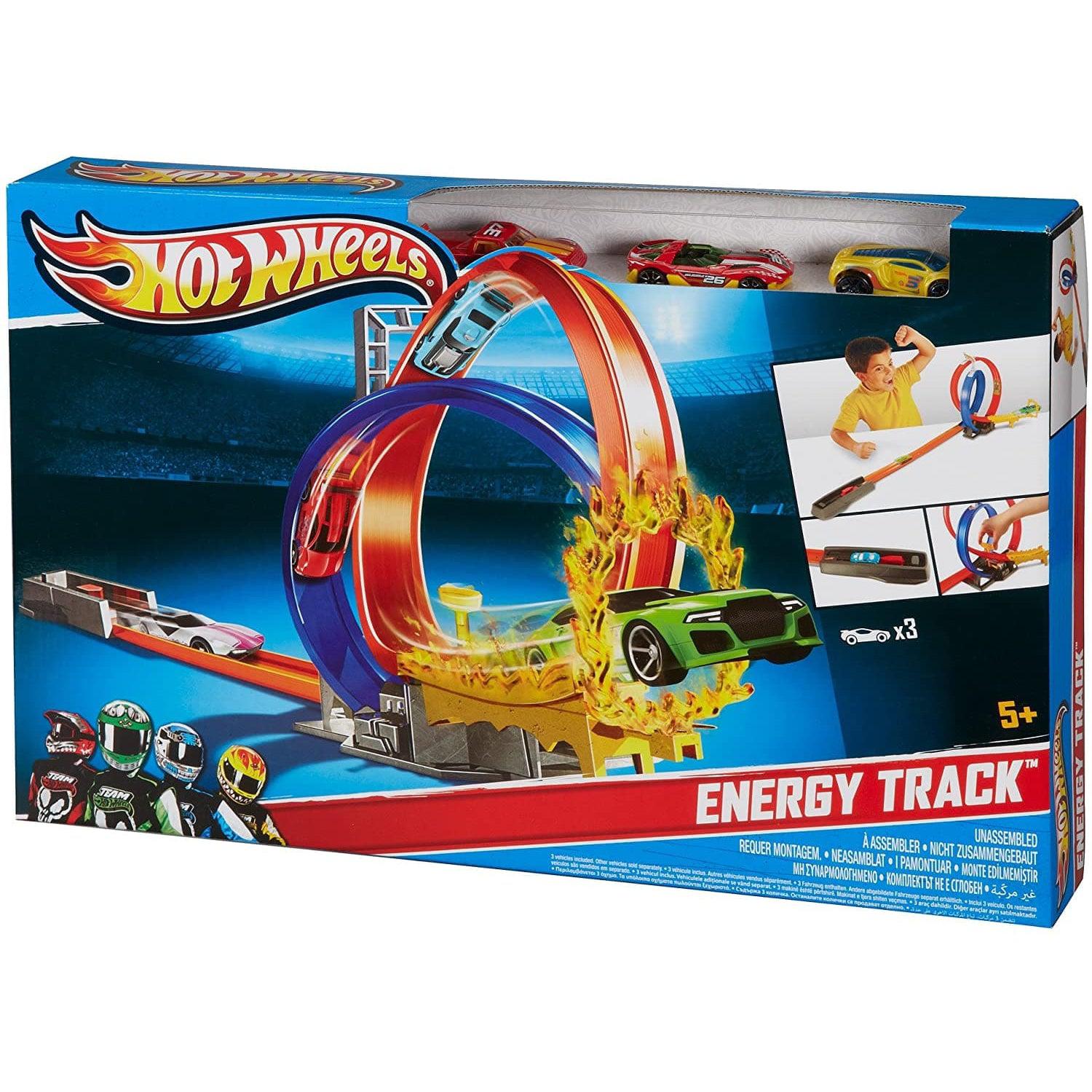 Mattel-Hot Wheels Energy Track - Track Set-GND92-Legacy Toys