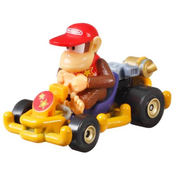Mattel-Hot Wheels Mario Kart 2022-GRN15-Diddy Kong Pipe Frame-Legacy Toys