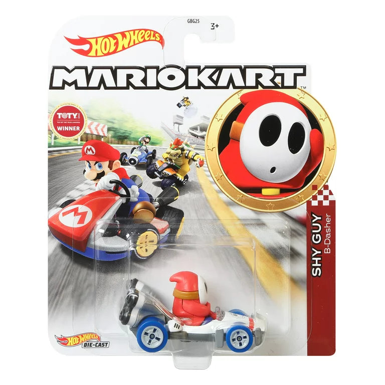 Mattel-Hot Wheels Mario Kart - 2023 - Shy Guy B-Dasher-GJH61-Legacy Toys