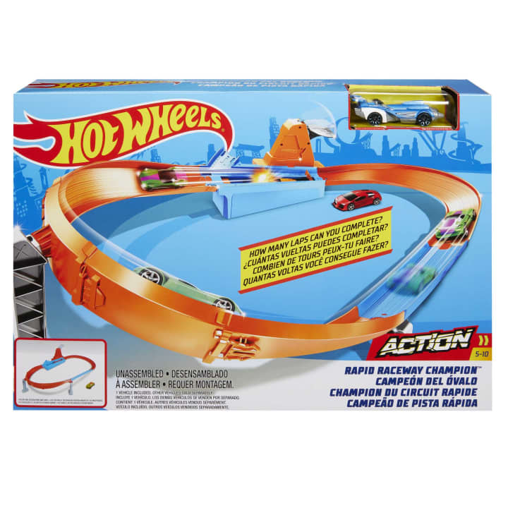 Mattel-Hot Wheels Rapid Raceway Champion-GJM75-Legacy Toys