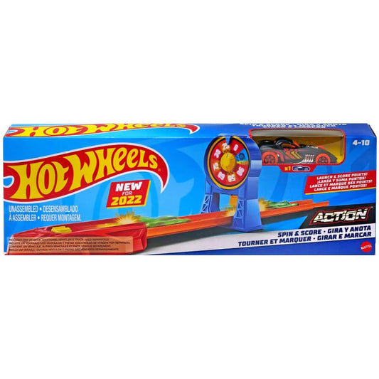 Mattel-Mattel Netflix Lets Race Action Sets-HFY68-Spin & Score-Legacy Toys