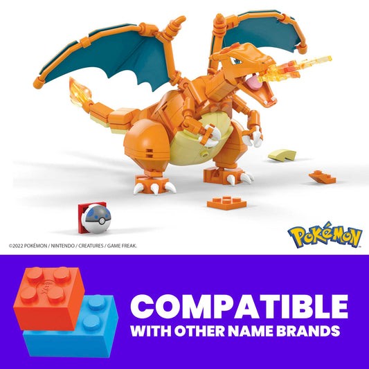 Mattel-Mega Construx™ Pokémon™ Charizard-GWY77-Legacy Toys