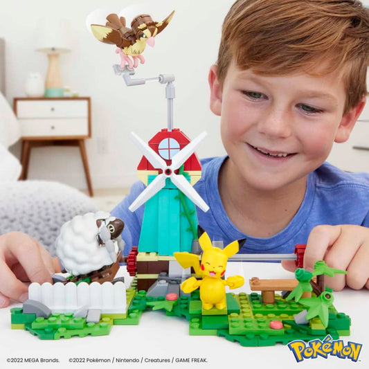 Mattel-MEGA Pokémon Countryside Windmill-HKT21-Legacy Toys