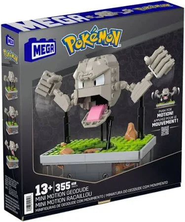 Mattel-MEGA Pokémon Mini Motion Geodude Building Kit-HWR79-Legacy Toys