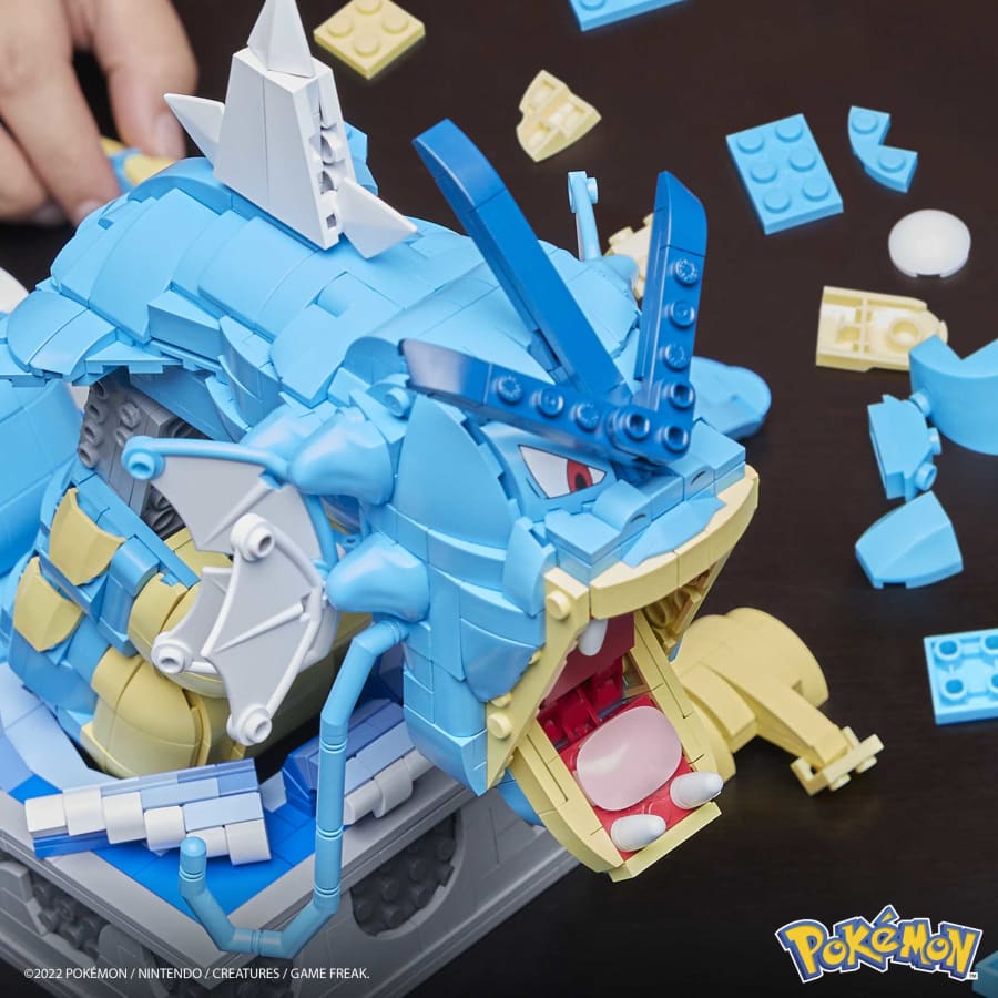 Mattel-MEGA Pokémon Motion Gyarados Building Toys-HGC24-Legacy Toys