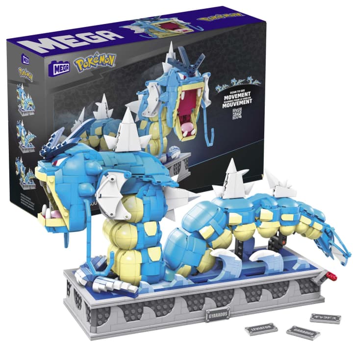 Mattel-MEGA Pokémon Motion Gyarados Building Toys-HGC24-Legacy Toys