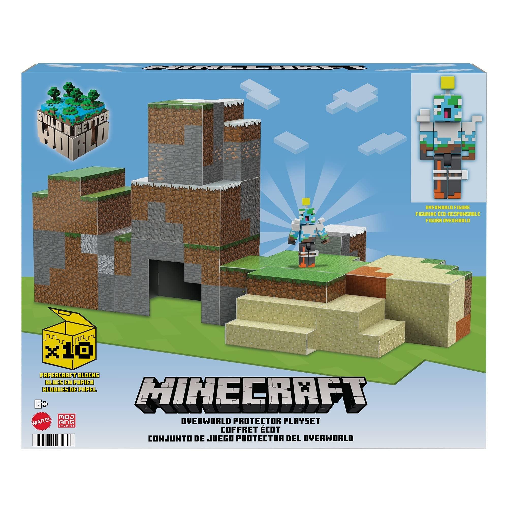 Minecraft survival mode playset hot sale uk