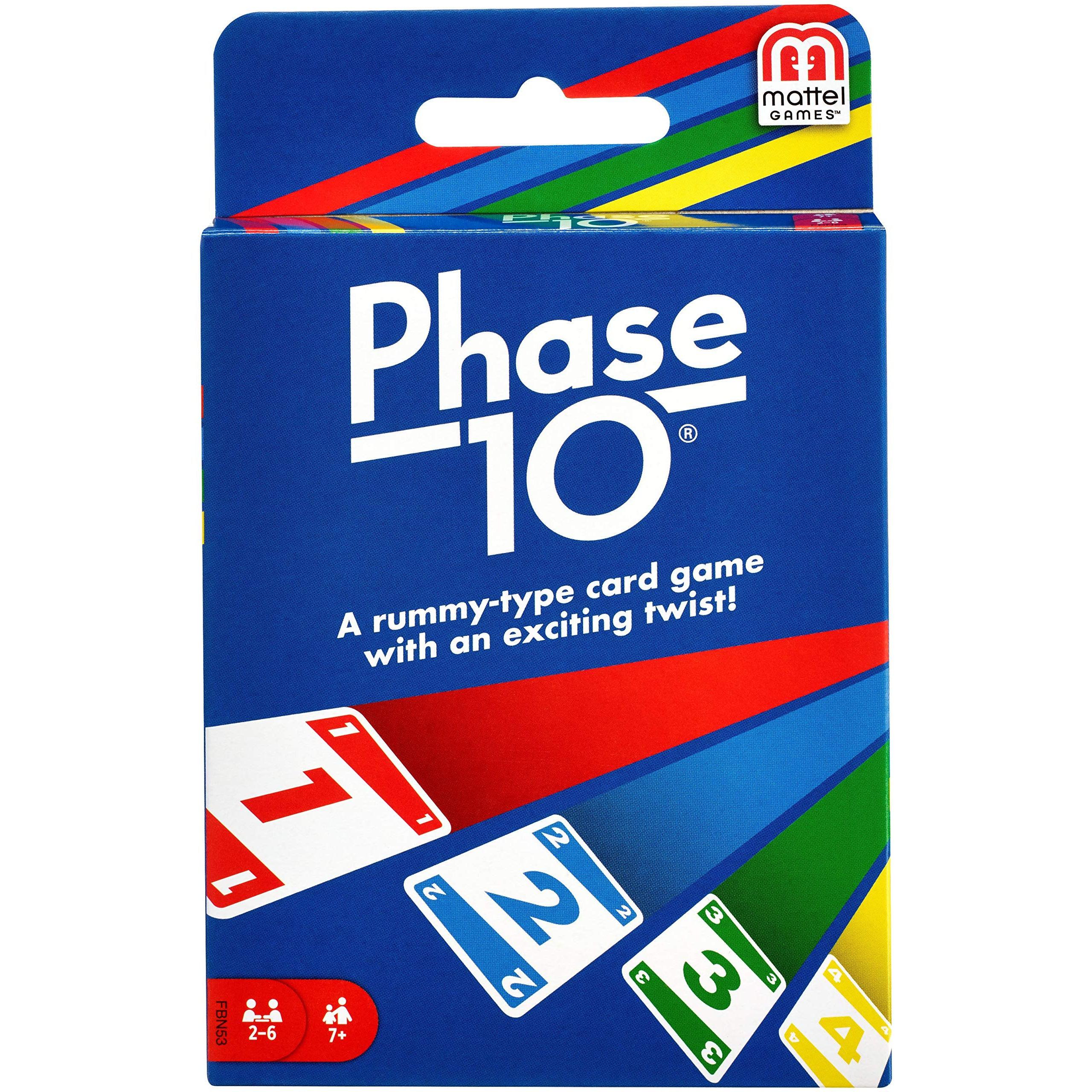 Mattel-Phase 10 Card Game--Legacy Toys