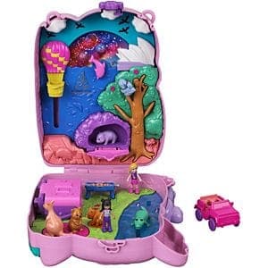 Mattel-Polly Pocket Large Wearable Compact-GXC95-Koala Adventures Purse-Legacy Toys