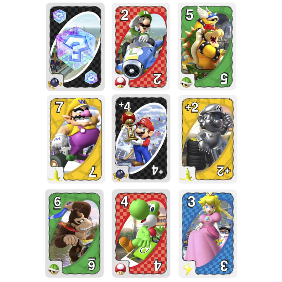 Mattel-UNO Mario Kart-GWM70-Legacy Toys