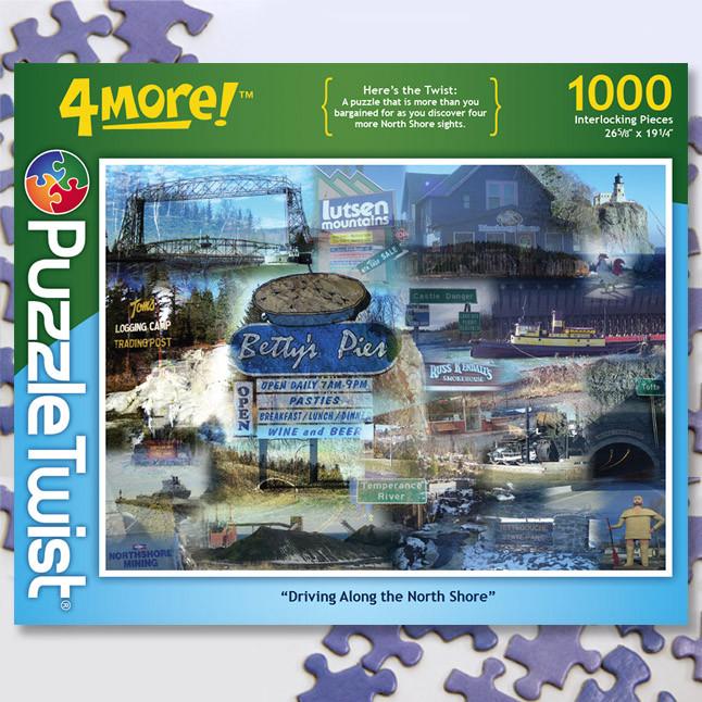 Maynards-Puzzle Twist - Driving Along The Shore - 1,000 Piece Puzzle-MA10405-Legacy Toys