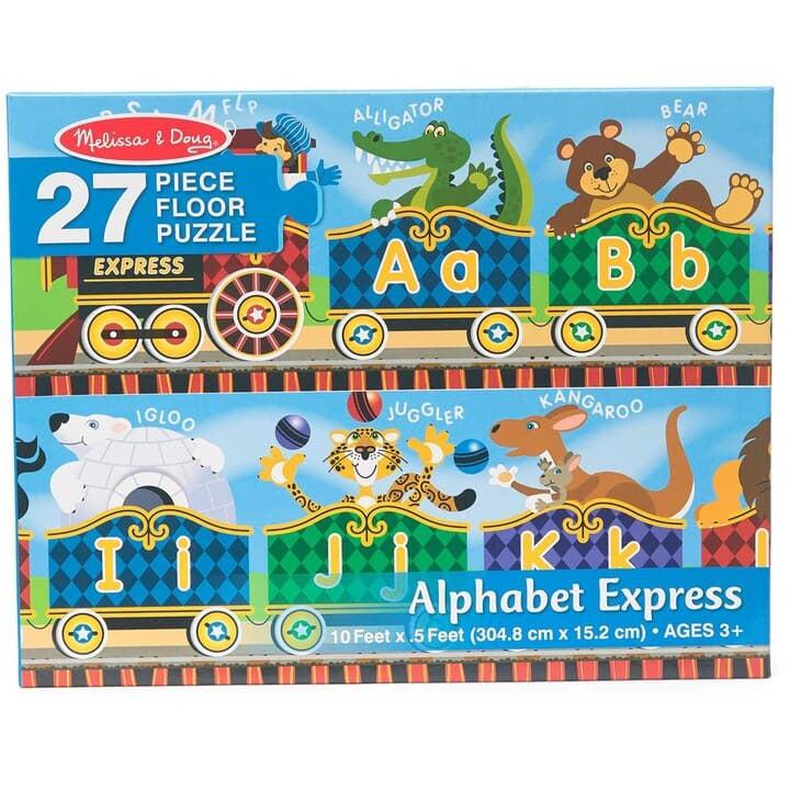 Melissa & Doug-Alphabet Express Floor Puzzle - 27 Pieces-4420-Legacy Toys