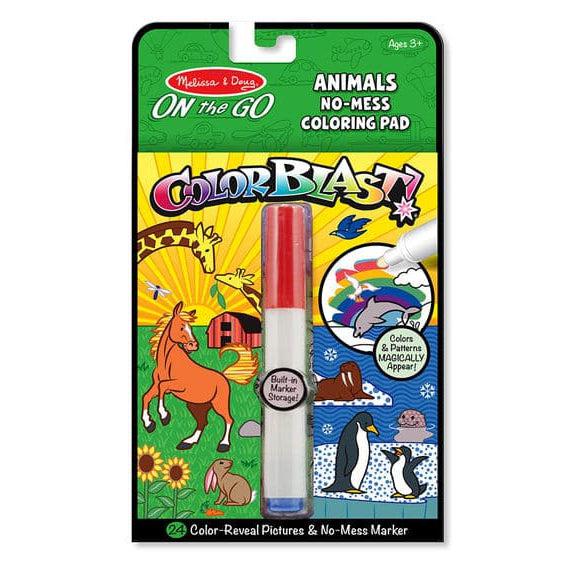 Melissa & Doug-Colorblast! Coloring Pads-5502-Animals-Legacy Toys