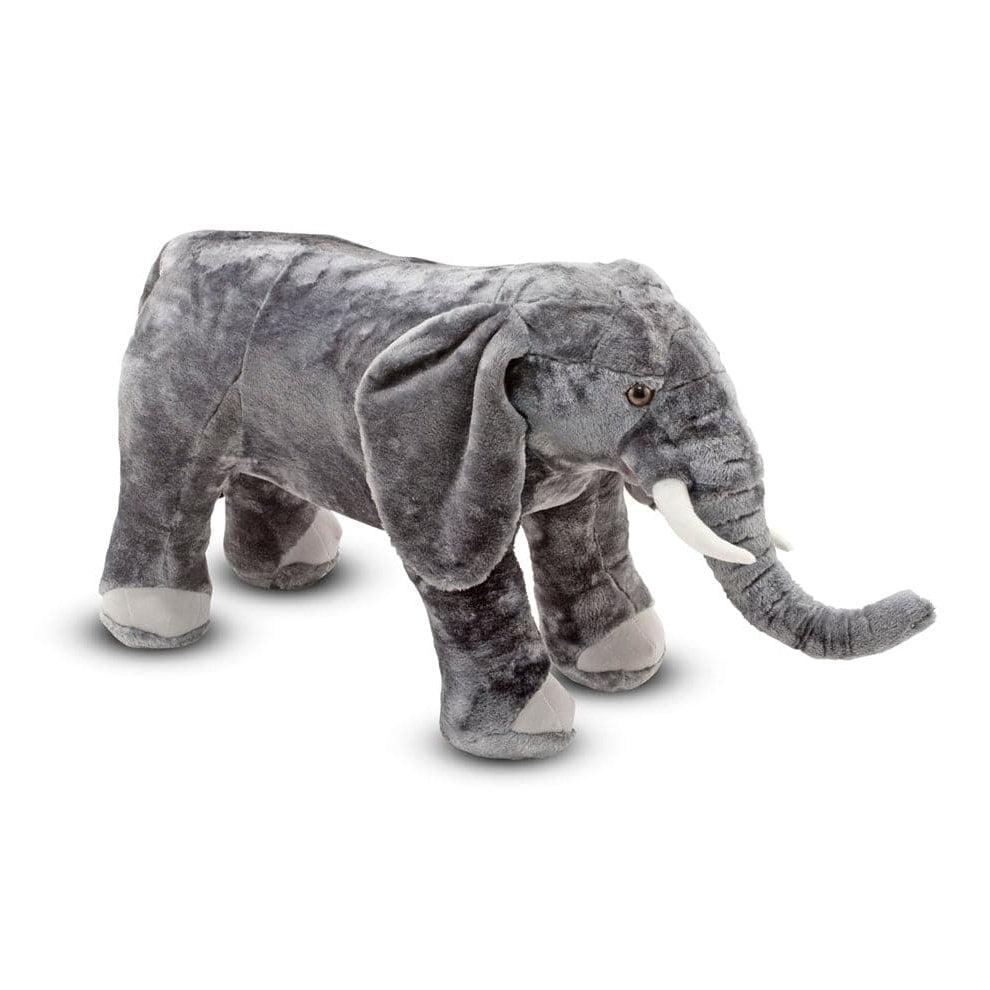 Melissa & Doug-Elephant - Lifelike Animal Giant Plush-2185-Legacy Toys
