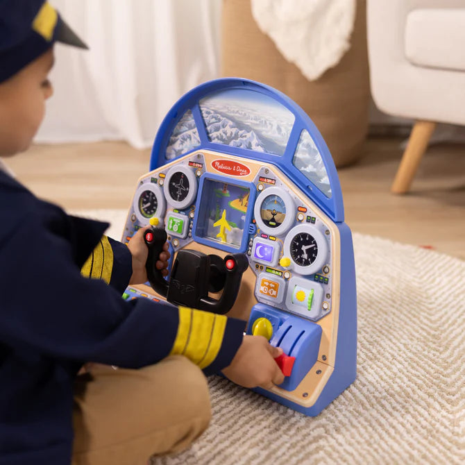 Melissa & Doug-Jet Pilot Interactive Dashboard-32300-Legacy Toys