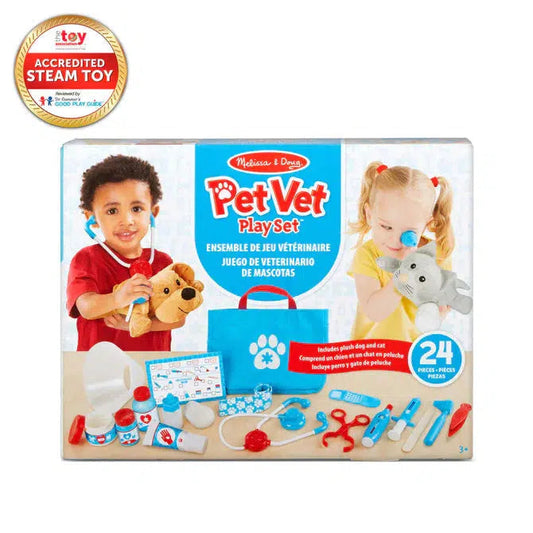 Melissa & Doug-Pet Vet Play Set-8520-Legacy Toys