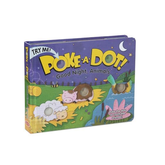 Melissa & Doug-Poke a Dot Book-31343-Goodnight Animals-Legacy Toys