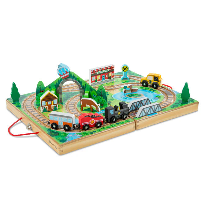 Melissa & Doug-Take-Along Railroad-30140-Legacy Toys