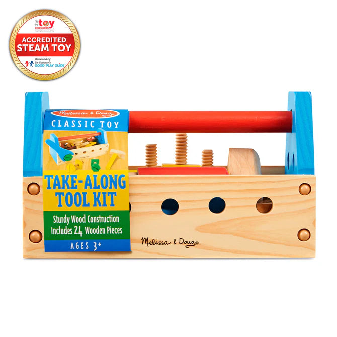 Melissa & Doug-Wooden Take-Along Tool Kit-494-Legacy Toys