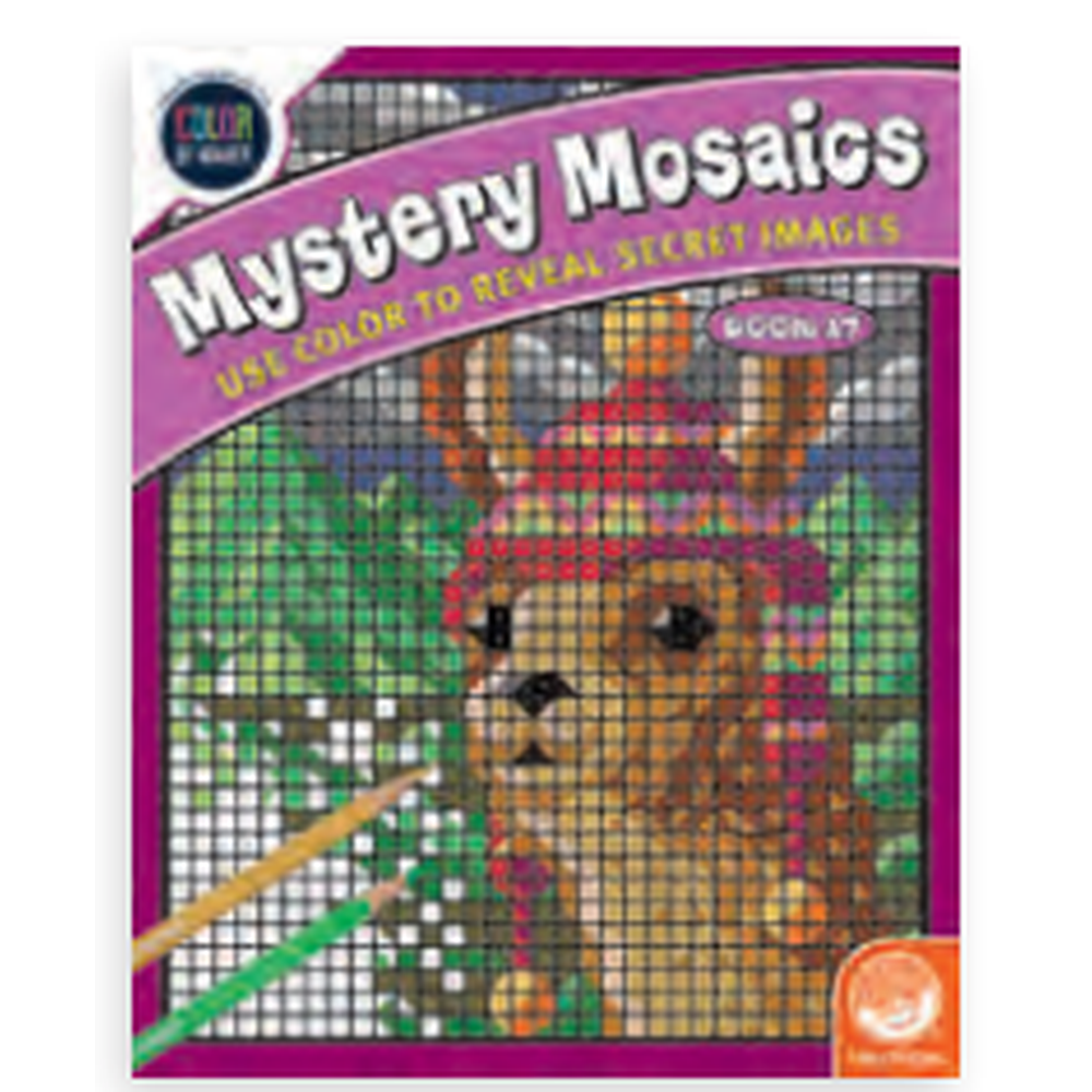 MindWare-Color By Number - Mystery Mosaics - Book 17-13958557-Legacy Toys