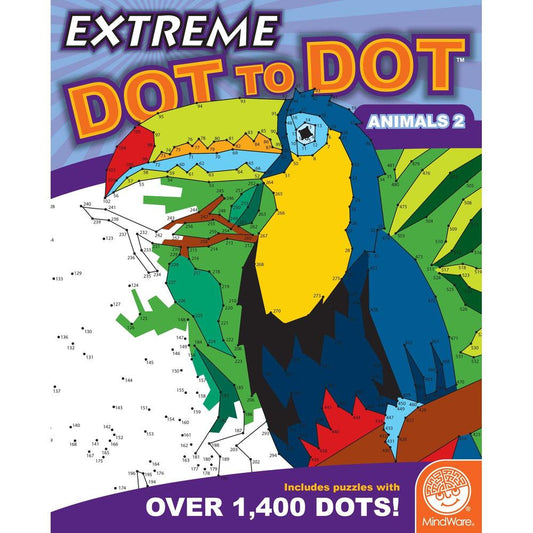 MindWare-Extreme Dot to Dot - Animals 2-52136-Legacy Toys