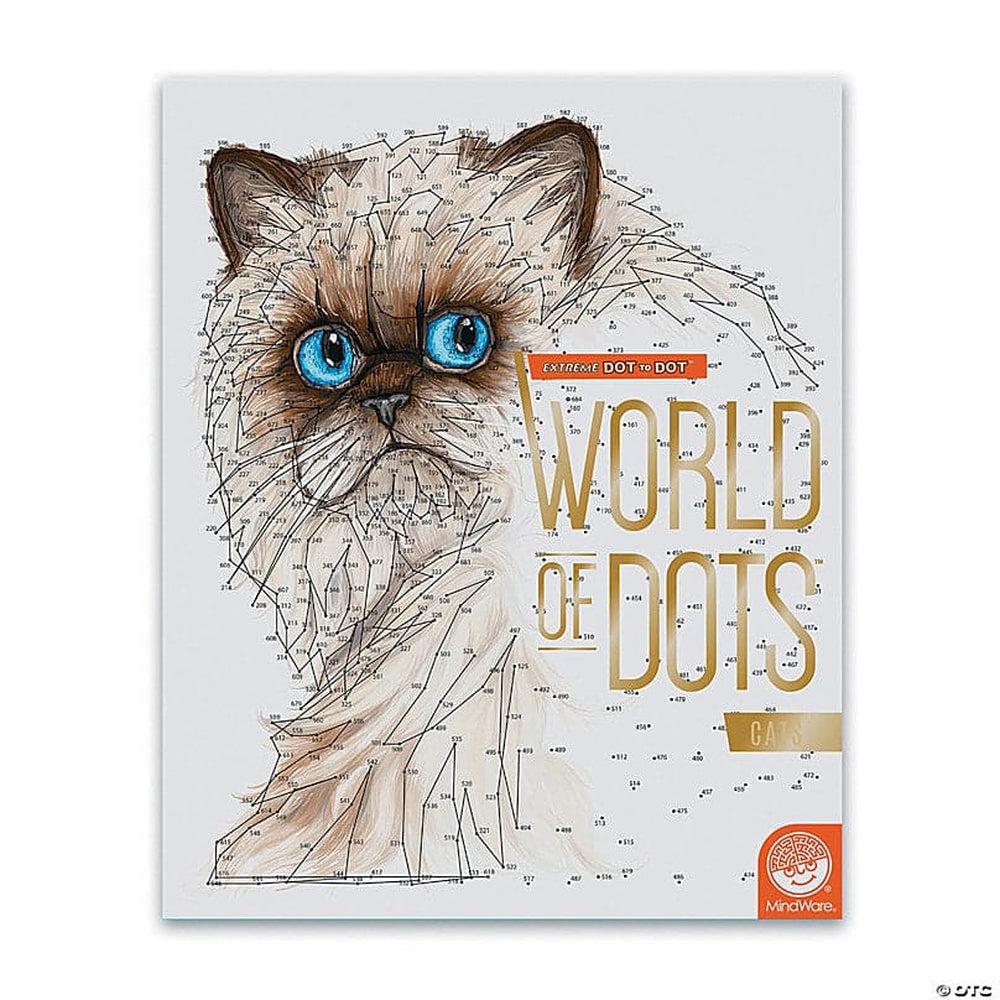 MindWare-Extreme Dot to Dot - World of Dots - Cats-13788414-Legacy Toys