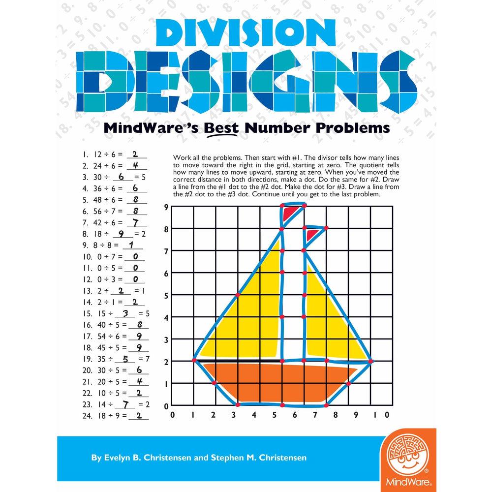 MindWare-Math Mosaics - Division Designs-17158-Legacy Toys