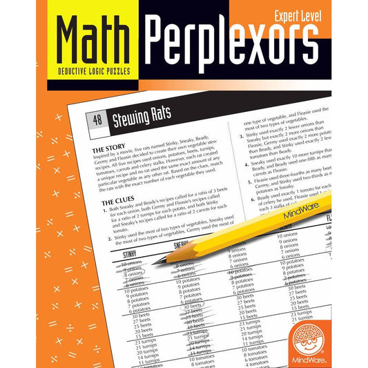 MindWare-Math Perplexors - Expert Level-MIN40003-Legacy Toys